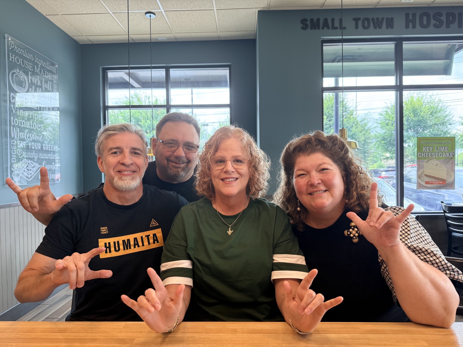 Mike Feil with Allen, Becky, and LaJuan from DMA