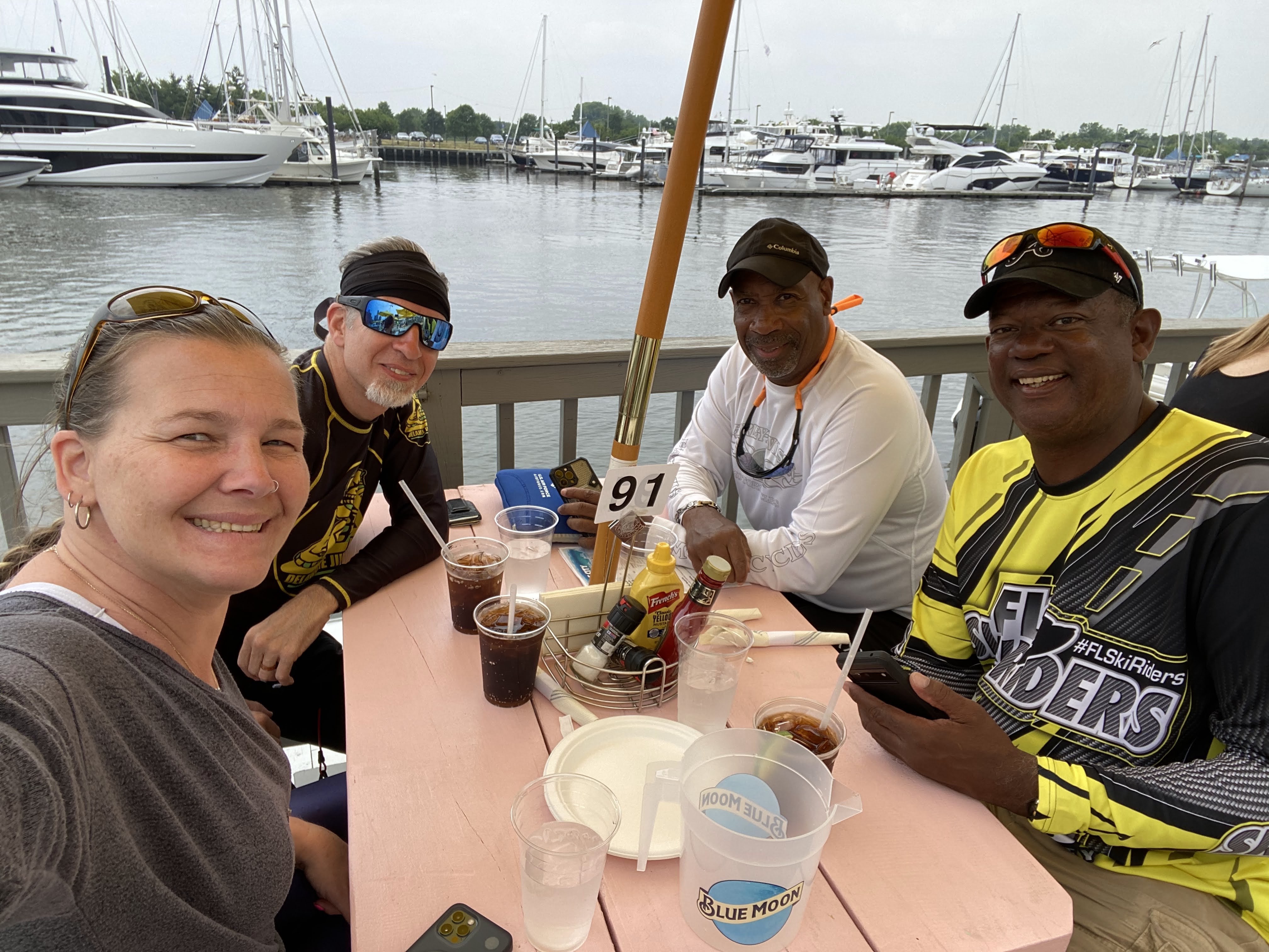 Mike and Christina Feil with Frank and Paul